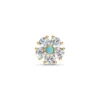 Big rose diamond ring with zircon yellow (2)
