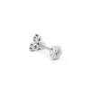 Diamond Trillium Flower Earrings white (3)