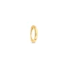 Plain gold ring 6mm yellow