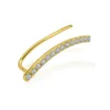 Right Diamond Arch Earring yellow