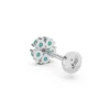 Diamond rose shaving with turquoise stone white (3)